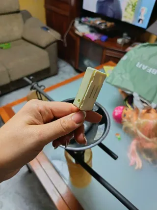 Lámpara de techo cristal y metal