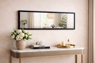 Espelho Retangular Preto 94x34cm