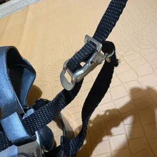 Pedales Bicicleta con Calapiés y Correas