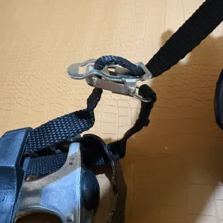 Pedales Bicicleta con Calapiés y Correas