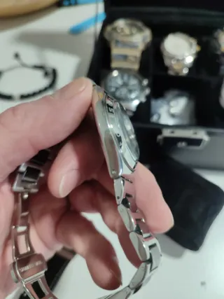 Swatch Irony Twirl Reloj Negro/Plateado