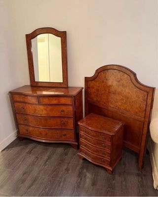 Conjunto dormitorio madera