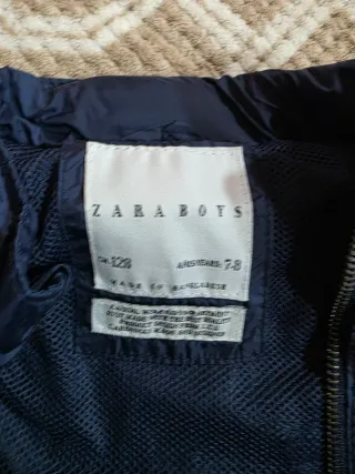 Chaqueta Zara Boys Niños Azul