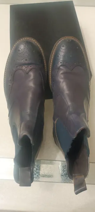 Stivaletti Uomo Tg. 40 Blu