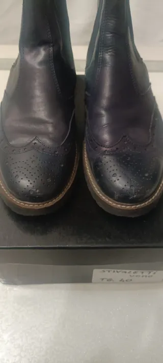Stivaletti Uomo Tg. 40 Blu