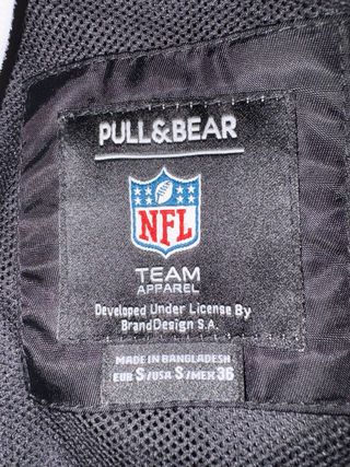 Chaqueta Bomber Raiders Las Vegas NFL Talla S