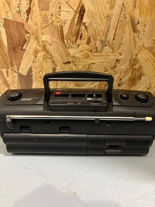 Radio Cassette Sony Boombox Negro