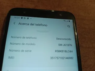 Samsung J6+ 32GB 3GB RAM Negro