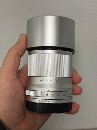 Viltrox AF 56/1.4 Z APS-C Lente Plata