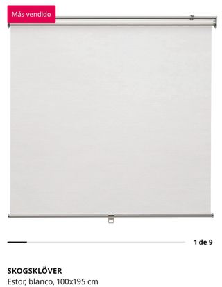 Estor Skogsklöver blanco 100x195 cm