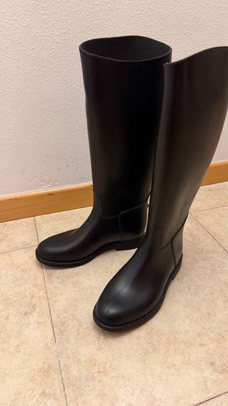 Botas de agua negras talla 38