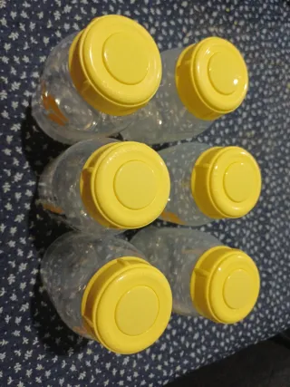 6 Botellas Recogida Leche Medela