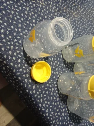 6 Botellas Recogida Leche Medela