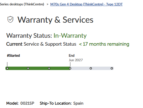 Lenovo ThinkCentre M70s 12DT con garantía afbeelding 3