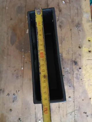 Guantera coche negra