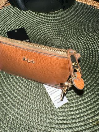 Tarjetero Lauren Ralph Lauren Piel Marrón