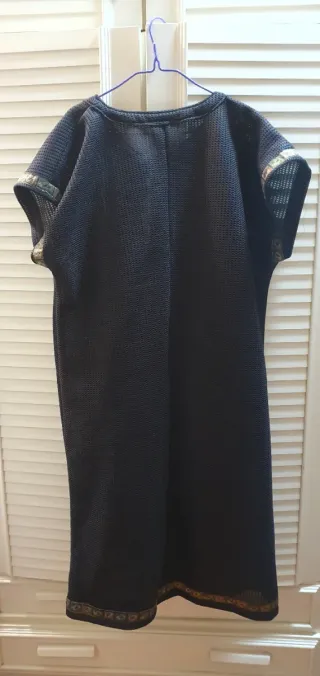 Túnica Medieval Negra Talla Única