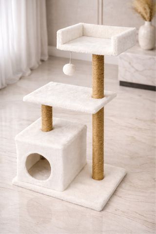 Arranhador para gatos com bola