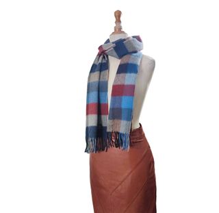 Alex Begg/ Bufanda escocesa de lana y angora