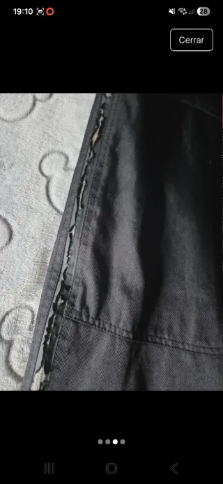 Pantalón de agua moto negro
