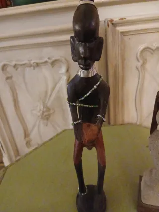 Coppie statuette africane