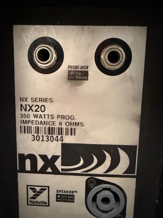 2 Altavoces Pasivos Yorkville 350watts. 8OHMS.