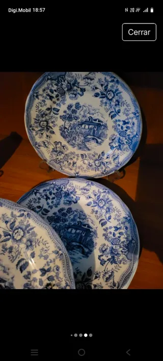 Juego de 6 platos trincheros