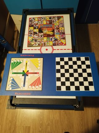 Mesa Multijuegos Futbolín Billar Hockey