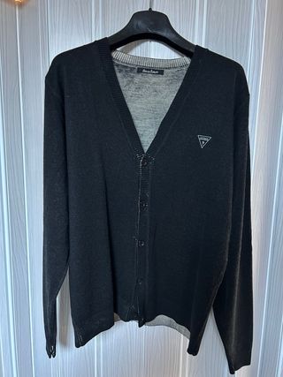 Cardigan Guess Uomo Nero Taglia M