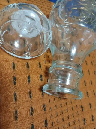 Bottiglietta ARREDO vintage vetro con tappo cl 200