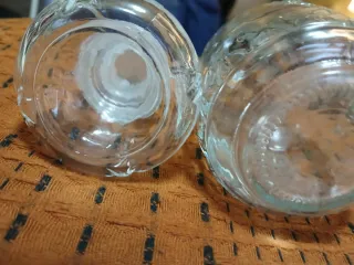 Bottiglietta ARREDO vintage vetro con tappo cl 200