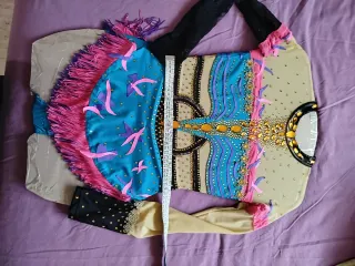 Maillot Rítmica Azul y Rosa