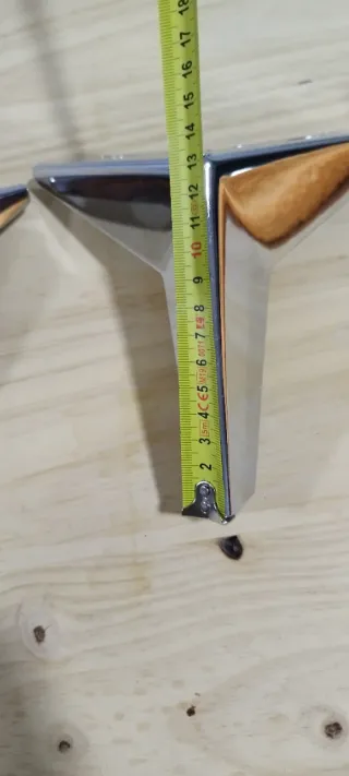 4 Patas Cromadas para Muebles/Sofá