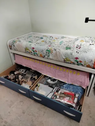 Cama nido con 2 colchones