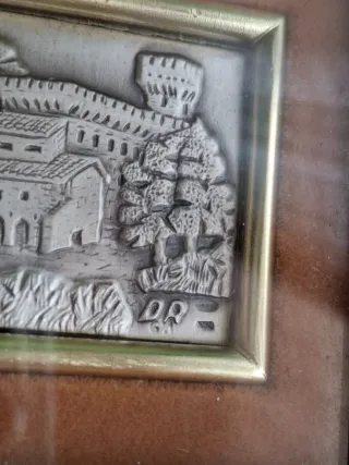 Mini quadro in argento 925