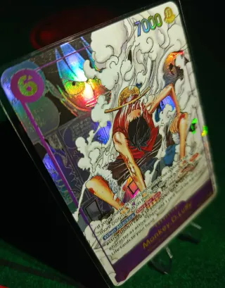 One piece Tcg Luffy G2 Manga Fullart Holo Fanmade!