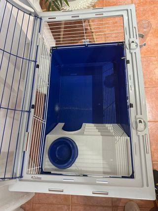 Jaula para cobaya o conejo solo 15 dias de uso