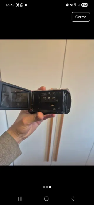 Sony Handycam DCR-SX34 Roja