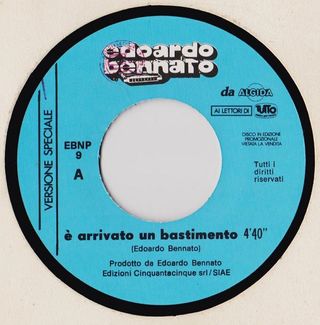 Edoardo Bennato È arrivato un bastimento 7 45 RPM