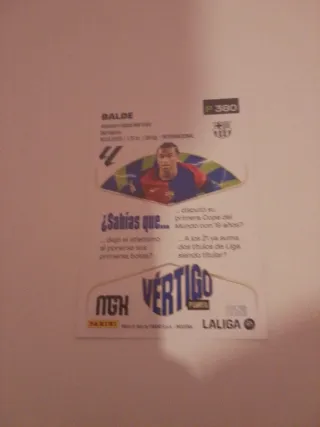 Lote 2 Cartas Balde FC Barcelona Panini 25/26