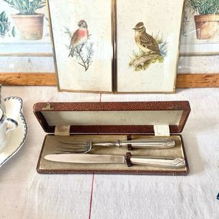 Juego cubiertos vintage – Cuchillo y tenedor