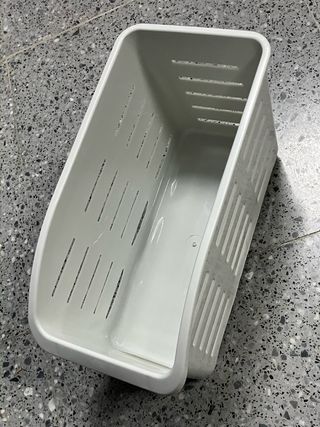 Organizador plástico gris 30x15x18 ruedas cocina