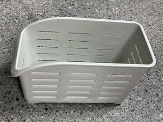 Organizador plástico gris 30x15x18 ruedas cocina