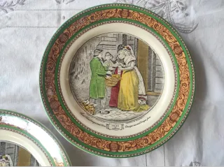 2 piatti Adams anni '20