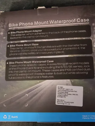 Soporte Móvil Bici Impermeable BMC-W-XR-K4