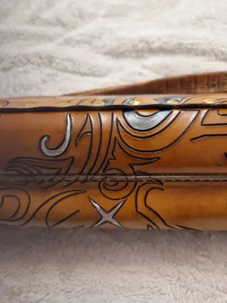 Taquera de cuero Volturi para tacos de billar