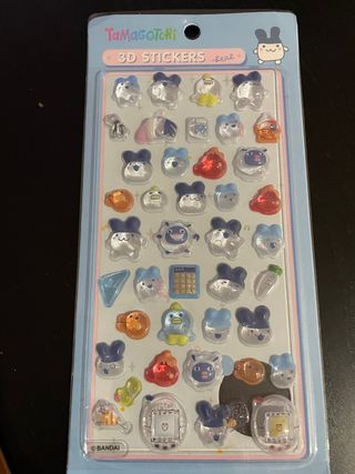 Pegatinas Tamagotchi 3D