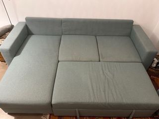 Sofá Chaiselongue 3 Plazas Azul