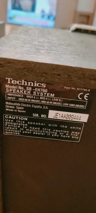 Equipo de Sonido Technics EH760