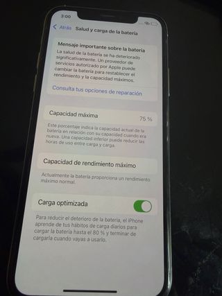 iPhone XS Plata • 64 GB